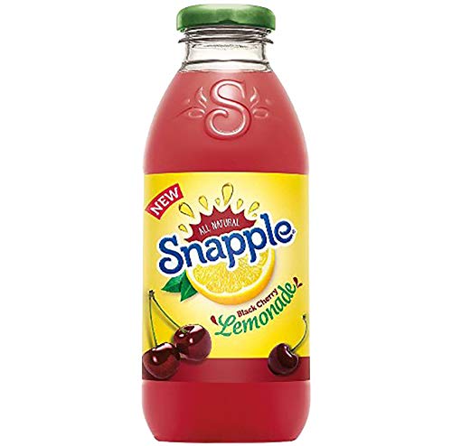 Snapple - 16 oz (9 Plastic Bottles) (Black Cherry Lemonade, 9 Bottles)