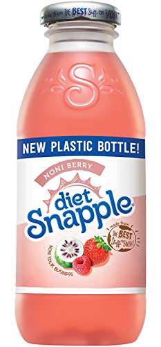 Diet Snapple Noni Berry, 16 fl oz (24 Plastic Bottles)