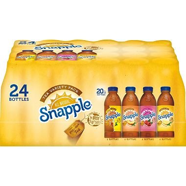 Snapple Tea Variety Pack (20 oz. bottles, 24 pk.)