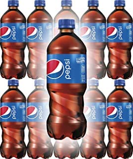 Pepsi Soda, 20 oz Bottle (Pack of 16, Total of 320 FL OZ)