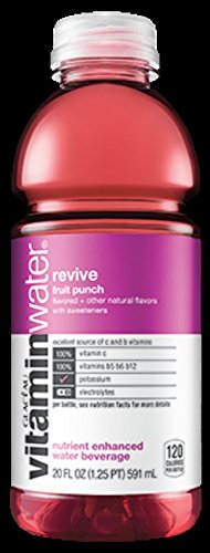 Glaceau Vitamin Water 12-20Floz Bottles (revive fruit punch)