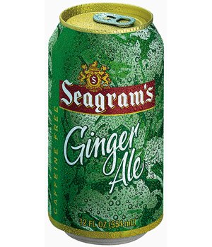 Seagram's Ginger Ale, 12oz Cans (Pack of 12)