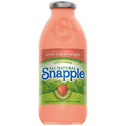 Snapple Kiwi Strawberry Juice, 16 Ounce (24 Bottles)