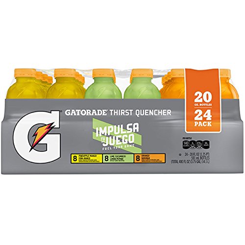 Gatorade Beverage (Pack of 24) 20 Fl Oz, 480 Fluid Ounce, Variety, 480 Fluid Ounce