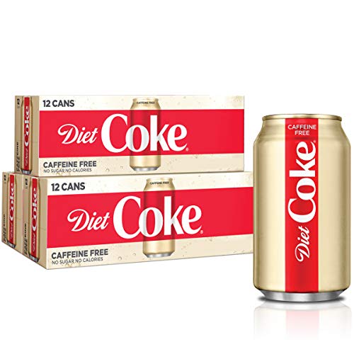 Diet Coke Caffeine-Free Fridge Pack Cans, 12 fl oz, 12 Pack, 3 Sets