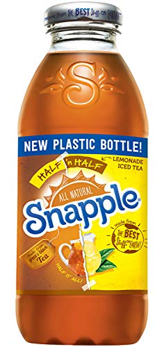 Snapple - Half 'n Half - Tea and Lemonade - 16 fl oz (24 Plastic Bottles)