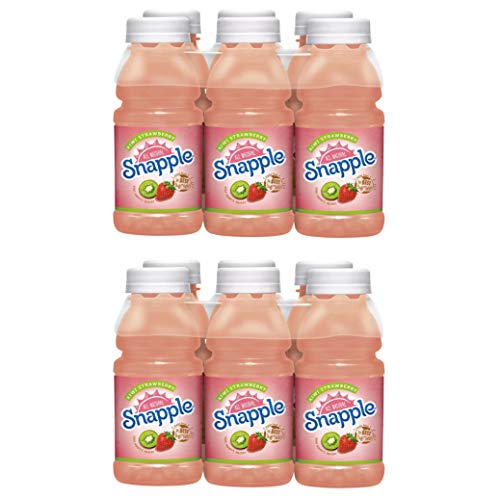 Snapple Kiwi Strawberry, 8oz Bottle (Pack of 12, Total of 96 Fl Oz)