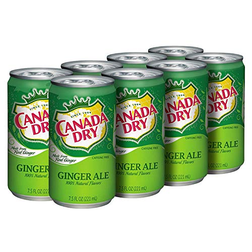 Canada Dry Ginger Ale in 7.5 oz Can (Case of 30) (30 Cans)