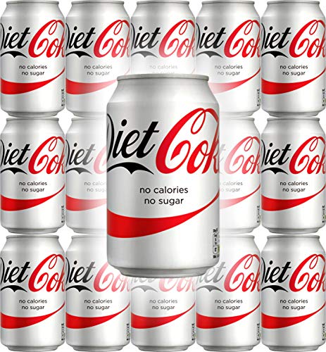 Diet Coke, 12oz Cans (Pack of 15, Total of 180 Fl Oz)