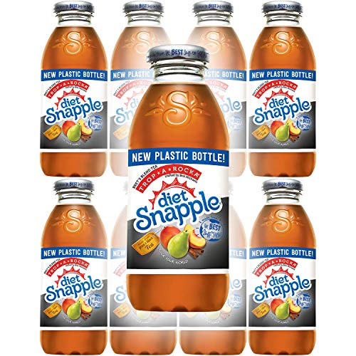 Snapple Diet Trop-A-Rocka Tea, All Natural, 16 Fl Oz (Pack of 8, Total of 128 Fl Oz)