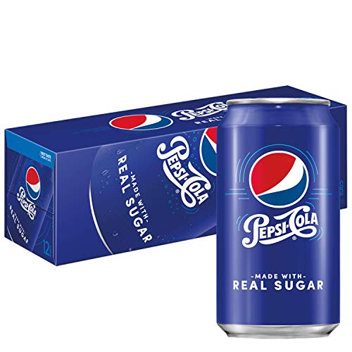 Pepsi Made With Real Sugar, 12 Fl Oz (pack of 12)