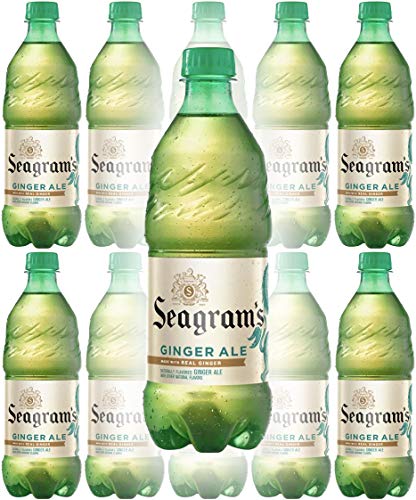 Seagram's Ginger Ale, 20 oz Bottle (Pack of 10, Total of 200 Oz)