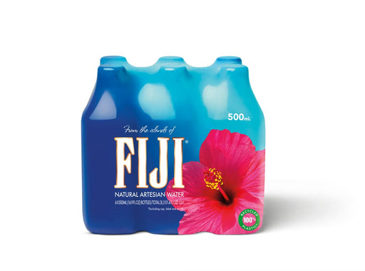 FIJI Water Artesian Water, 16.9 Fl Ounce (Pack of 6) 16.9 Fl Oz (Pack of 6)