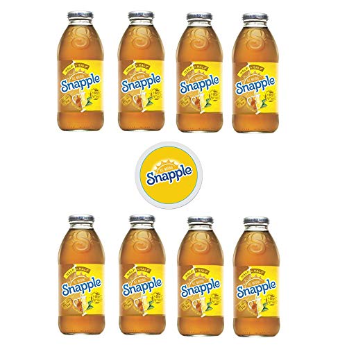 Snapple Iced Tea, 8 Half 'n Half, 16oz Bottle (Pack of 8, Total of 128 Fl Oz) sticker included