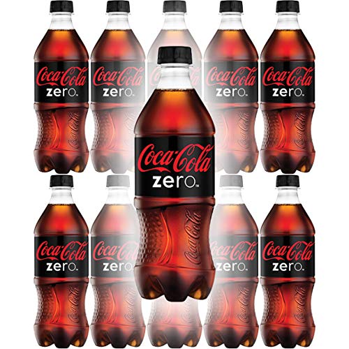 Coca-Cola Coke Zero Sugar, 20 Fl Oz Bottle (Pack of 10, Total of 200 Oz)