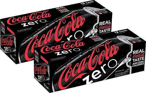 Coca Cola Coke Zero Sugar, 12 Fl Oz (Pack of 24)