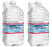CRYSTAL GEYSER SINCE 1977 Purified Water 1 Gallon, 25.4 Fl Oz, (Pack of 2)