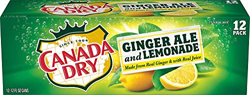 Canada Dry Ginger Ale and Lemonade (Ginger Ale and Lemonade, 7.5 Fluid Ounce, Pack of 24)