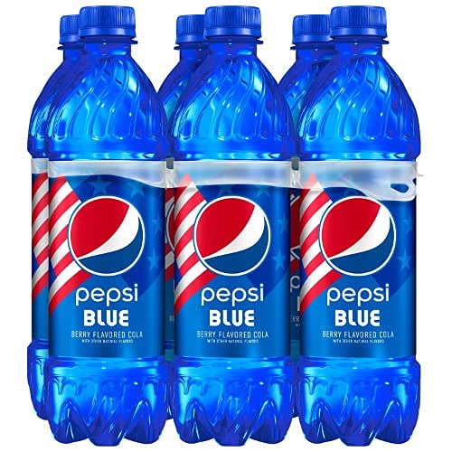 PepsiCo. Blue Berry Flavored Cola 16.9 fl oz (6 Pack), 16.9 Fl Oz (Pack of 6)