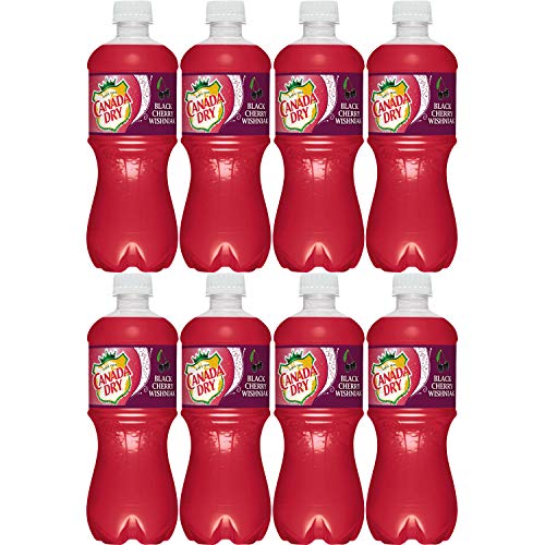 Canada Dry Black Cherry Wishniak, 20oz Can (Pack of 8, Total of 160 Oz)