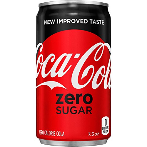 Coke Zero Sugar, Mini-Can, 7.5 Ounce (Pack of 24)
