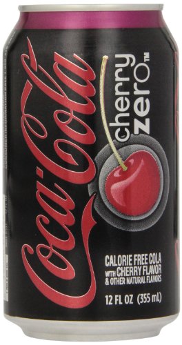Coca Cola Cherry Coke Zero, 12 Fl Oz (Pack of 24)