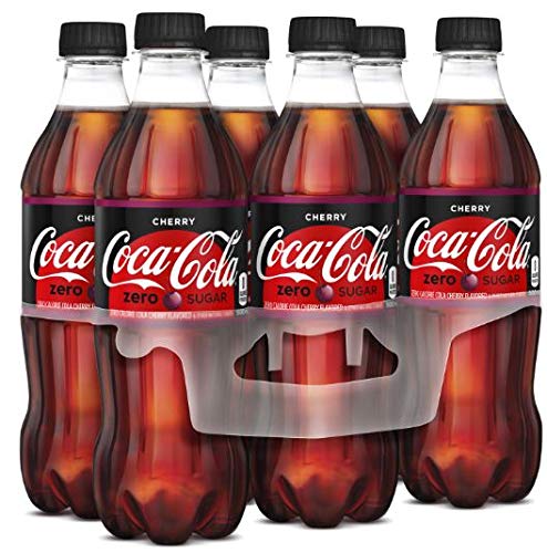 Coca-Cola Zero Sugar Cherry Soda, 16.9 Fl Oz (Pack Of 6)
