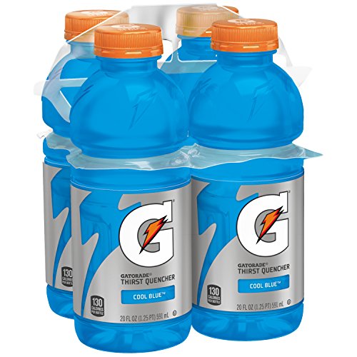 Gatorade Sports Drink, Cool Blue, 20oz 4pk Bottles