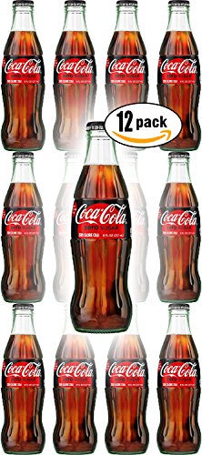 Coca-Cola Zero Sugar, 8 oz Glass Bottle (Pack of 12, Total of 96 Oz)