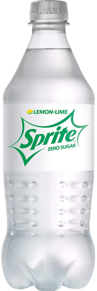 Zero Sprite 20 oz Soda Bottles (Pack of 16, Total of 320 FL OZ)