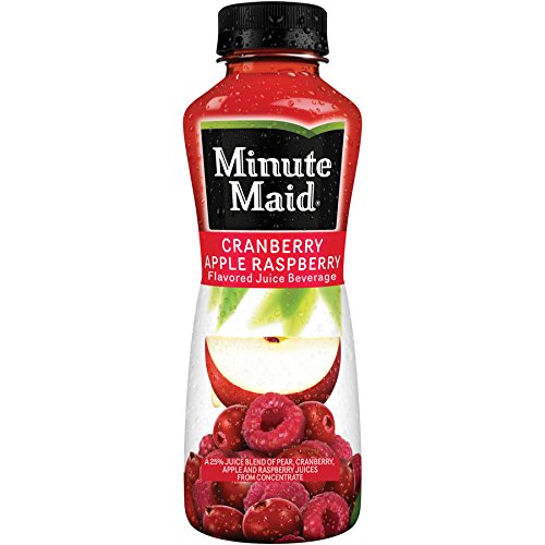 Minute Maid Cranberry Apple Raspberry 12 oz Plastic Bottles - Pack of 24