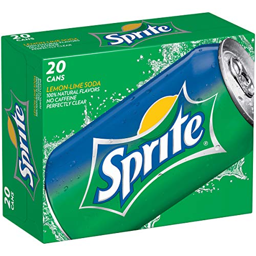 Sprite Lemon Lime Soda Soft Drinks, 12 fl oz (pack of 20)