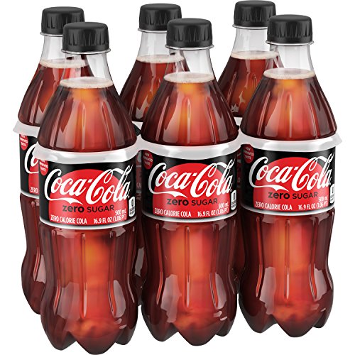 Coca-Cola, Zero Soda Soft Drink, 16.9 oz (pack of 6)