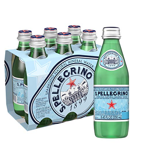 S.Pellegrino Sparkling Natural Mineral Water, 8.45 Fl Oz (pack of 6)