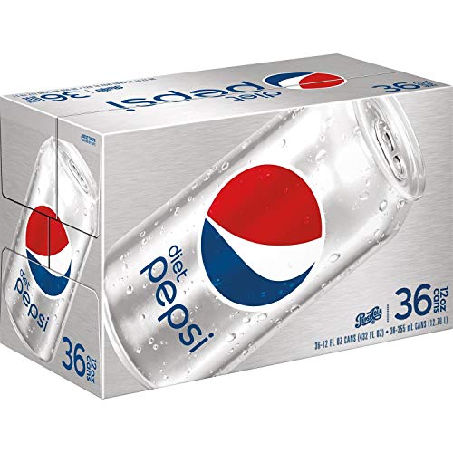 Pepsi Diet Cola, 12 Fl Oz, 36 Count