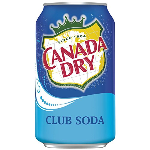 Canada Dry Club Soda 12 Oz Can - Pack Of 24