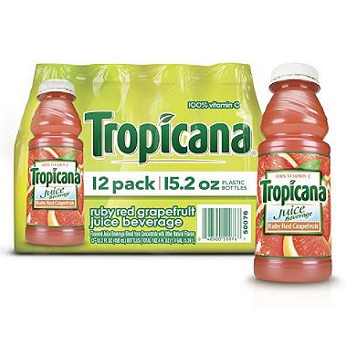 Tropicana Ruby Red Grapefruit -1215.2 oz. btls. (pack of 2)