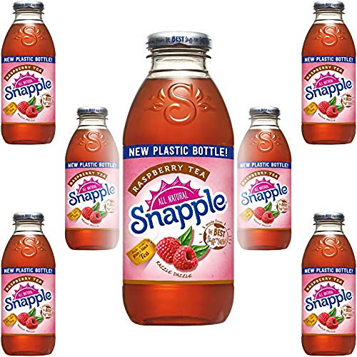 Snapple Raspberry Iced Tea, 16oz Bottle (Pack of 8, Total of 128 Fl Oz)