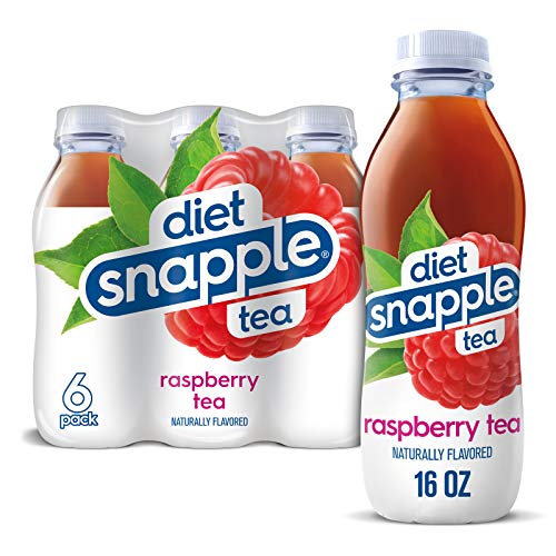 Snapple Diet Raspberry Tea, 16 Fl Oz Plastic Bottle, 6 Pack, 16 Fl Oz (Pack Of 6)