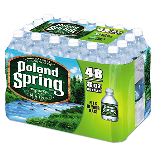 Poland Spring Bottled Water, 8 oz. Bottles, 192 bottles (48case 4 cases)