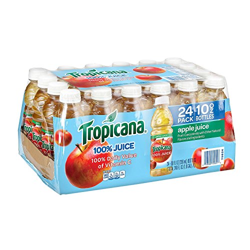 Tropicana 100% Apple Juice 10 oz. bottles, 24 pk. (pack of 4) A1