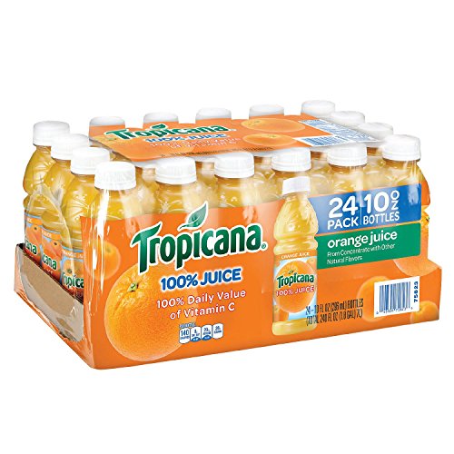 Tropicana 100% Orange Juice 10 oz. bottles, 24 pk. A1