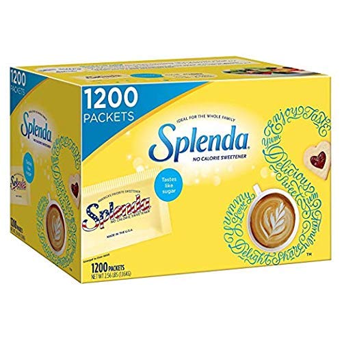 SPLENDA No Calorie Sweetener Granular, Individual Packets, 1200 Counts (1 Pack)