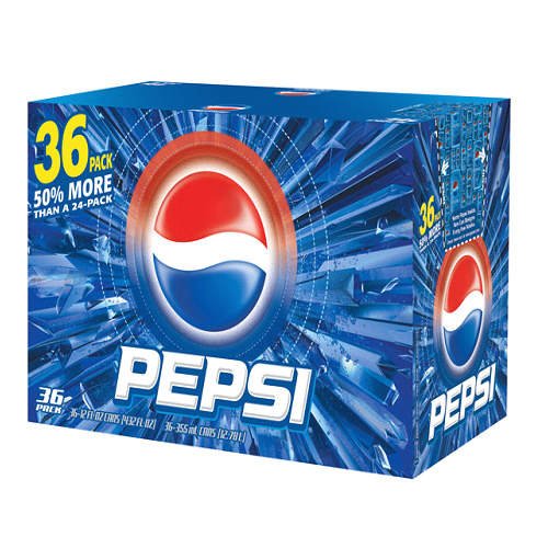 Pepsi Cola - 3612 oz. cans (2 Pack)