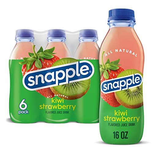 Snapple Kiwi Strawberry, 16 Fl Oz Plastic Bottle, 6 Pack, 16 Fl Oz (Pack Of 6)