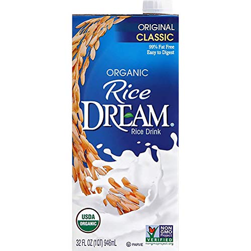 RICE DREAM Classic Original Organic Rice Drink, 32 fl. oz. (Pack of 12) Pack of 2