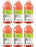 Vitamin Water Refresh Tropical Mango 20 Oz Bottle (Pack of 6, Total of 120 Oz