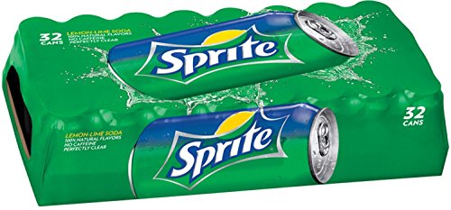 Sprite Lemon-Lime Soda Cans, 12 Ounce (32 Pack)