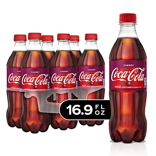 Coca-Cola Cherry Soda Soft Drink, 16.9 fl oz, 6 Pack