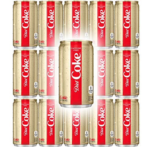 Diet Coke, Caffeine-Free, 7.5 oz Cans (Pack of 15, Total of 112.5 Fl Oz)